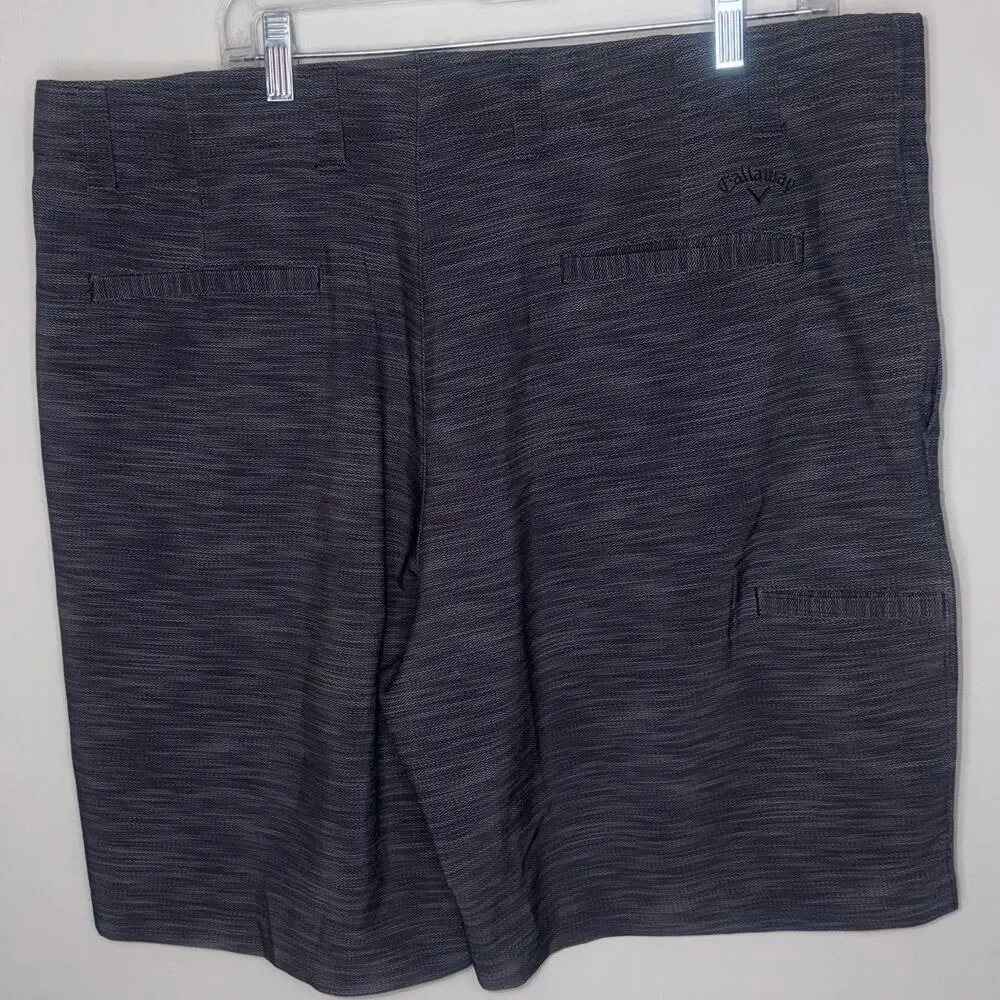 Callaway Opti-Dri Mens Size 36 Charcoal Gray Stretch Golf Lightweight Short
